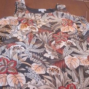 KATE HILL(Lord & Taylor)18W SLEEVELESS TOP100%SILK